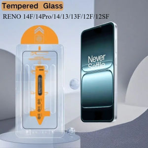 2Pcs Dust Free Easy Installation Tempered Glass For OPPO RENO 14F 14 Pro 13 13F 12F 12SF Screen Protector