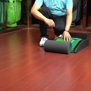Herder 3 Meter Indoor Golf Putting Trainer Portable Golf Practice Putting Mat Golf Brings Back