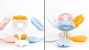 KP052 Portable Small Fan With Rotatable Suction Cup Kipas Angin Mini Portable