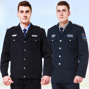 New Security Guard Work Clothes Suit Mens School Property Security Uniform 2011 Style Security Uniform Spring Autumn and Winter Clothing