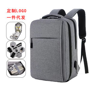 180 Degree Opening Business Laptop Backpack for 15 Inch And 17 Inch Laptops Casual Dual-Shoulder Bag Commuter Style