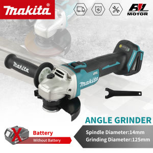 Makita | Makita DGA504 18V Cordless Angle Grinder M14 Spindle Lock Multi Heat Vents Steel Pipe Polishing Deburring Hand tools No Battery