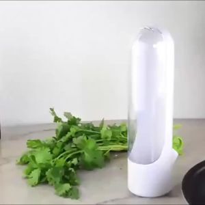 1/2/3PCS Herb Saver Storage Container Fresh Herb Keeper Vanilla Vegetables Fresh Preservation Bottle For Refrigerator Kitchen