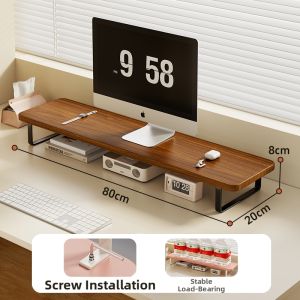 MUGG | Elevated Multifunctional Storage Simple White Desktop Riser