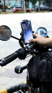 WATERPROOF TRANSPARENT MOTOR PHONE COVERS RAIN PROOF BIKE PHONE COVER BICYCLE PHONE POUCH BAG MOTORCYCLE PHONE CASE B