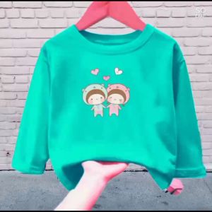 Kaos Anak Perempuan Lengan Panjang Baby Love Usia 1-12 Tahun