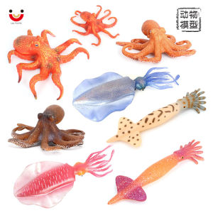 Đồ Chơi Mô Phỏng Động Vật Biển Cho Trẻ Em Hình Tôm Hùm Sò Ika Bằng Nhựa Nguyên Khối Đồ Trang Trí Giáo Dục Sớm Mô Hình Tôm Hùm