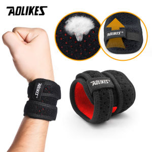 AOLIKES | AOLIKES 1PC Adjustable Support Wrist Brace Gym Wrist Wraps Wristband Basketball Tennis Weightlifting Wrist Support Carpal Tunnel