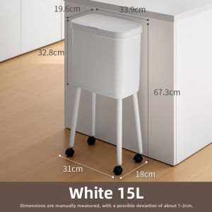 LANJIAOLUO | Luxury Aesthetic Home Trash Can 2026 New Model