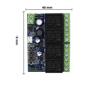 EWeLink Công Tắc Wifi Thông Minh Đa Năng Module Relay 4CH Không Dây USB 5V DC12V Có Hẹn Giờ Điều Khiển Từ Xa Bằng Điện Thoại Cho Google Home