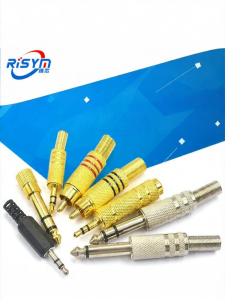 Risym | Mono Stereo Microphone Soldering Audio Connector