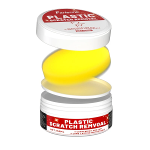 Farion Strong Plastic Repair Wax&Scratch Remover - Instantly Shining for Vehicles Motorhomes Furniture and Luggage - Lasting