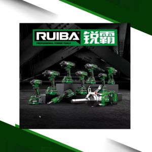 RUIBA สว่านกระแทกไร้สายขนาด 13 มม. 21V 6.0Ah/4.0Ah บัลเลส แรงบิด 150 NM มีระบบกันสบัด PROFESSIONAL งานหนัก พร้อมของแถม รุ่น RBDB2109