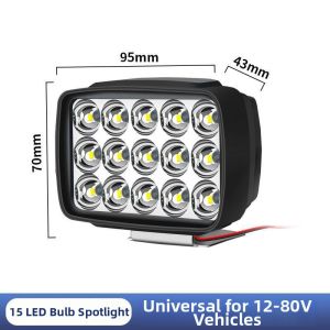 Huayu | Waterproof 12V-80V LED Headlights