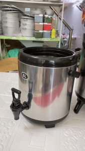 (050)Bình ủ trà giữ nhiệt 6L 8L 10L 12L loại 1 xịn Bình nước giữ nhiệt inox 304 có vòi chuyên dụng pha trà cao cấp