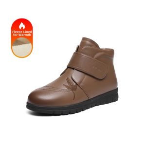 Reddragonfly | Winter Fur Lined Warm Anti Slip Elderly Women Shoes