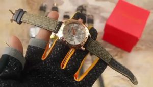 Box Exclusive Jam Tangan Coach Chrono Oval VA-862SUA / Jam Tangan Fashion Wanita Tali Kulit Diameter 35cm