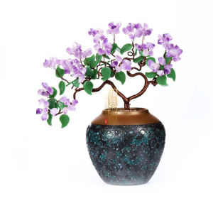 Natural Purple Quartz Wealth Attracting Tree Home Decor Entrance Feng Shui Decoration Moving Gift Opening Gift Lucky Tree
