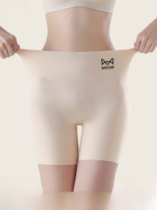 MiiOW | Quần an toàn cạp cao không để lại dấu vết cho nữ Quần lót ngắn quần short chống ánh sáng hai trong một quần lót nâng đỡ bụng