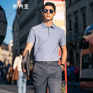 Áo Thun Polo Tay Ngắn Thoáng Khí Mùa Hè Cho Nam Thiết Kế Đường May Cổ Polo Tay Lửng Thương Mại Thường Ngày Chất Liệu Polyester