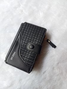 dompet medium lipat resleting polos