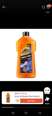 Armor All Speed Shine Wash & Wax 500ml