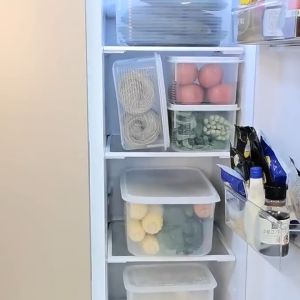 Storage lemari es / kotak penyimpanan makanan / rak yang dapat dipanaskan / kulkas box