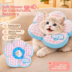 Hadassah | Cute Flower Waterproof Recovery Collar
