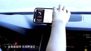 Dual Magnetic Gym Phone Holder for Working Out Videos-Double Sided Strong Magnet with 360 Degree Rotation - Fits Any Smart Phone