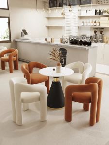 YIZUO | Creative Modern Coffee Theme Dining Set