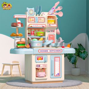 Đồ chơi nấu ăn có đèn hơi nước phụ kiện - Mô phỏng đồ dùng nhà bếp nấu ăn cho trẻ em 2 đến 8 tuổi