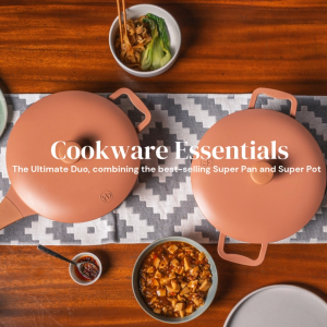 Cookware Essentials Bundle - Matcha Green | Super Pan + Super Pot 26cm | Homebody™ | Swiss Ceramic Nonstick & Induction Ready