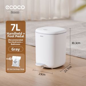 ecoco | With Lid Foot Pedal Operated Kitchen Waste Specific Bin