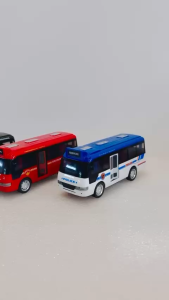 [MỞ ĐƯỢC CỬA] Đồ chơi Mô hình Xe Bus Swat Cứu hoả Cảnh sát CÓ ĐÈN NHẠC kéo cót chạy đà mạnh 7727