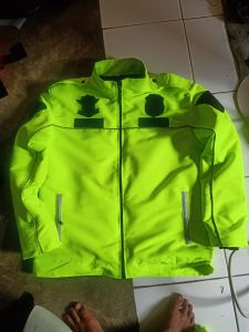 jaket bomber strip typing