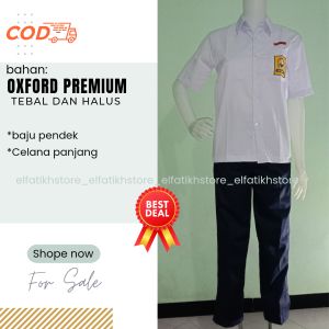 seragam sekolah  SMP // BIRU - PUTIH // baju pendek dan celana panjang LAKI-LAKI