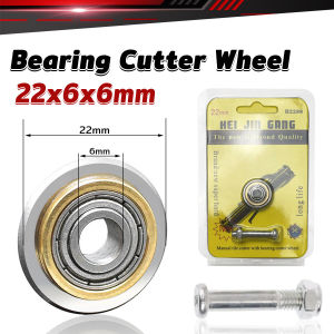 Vacaka 22x6x6mm Rotary Bearing Tile Cutter Cutting Carbide Wheel Replace Spare Blade Accessories