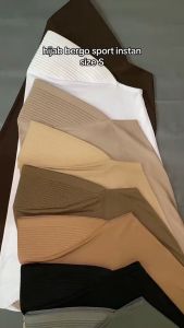 HIJAB SPORT PET TEBAL UKURAN S | HIJAB INSTAN SPORTY | HIJAB OLAH RAGA | HIJAB PET BESAR