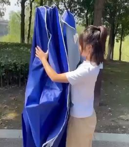 2M*2M Parasol Awnings Garden Patio Umbrella Sun Shade Square Retractable Outdoor Umbrella