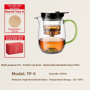 Kamjove | Pressed Tea-Water Separation Full Glass Inner Lining Teapot