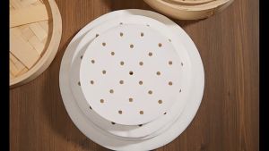 Combo 100 giấy lót nồi giấy nến tròn đục lỗ dùng cho nồi hấp và nồi chiên không dầu tiện lợi 2 trong 1 - Happy Home 4U