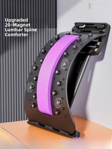 Lumbar Spine Relief Device Waist Support Stretching Device Non-Spine Reliever Back Straightener Comfortable Yoga Accessory