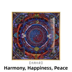 Xianxunxue | Six Syllable Sutra Tibetan Mandala Heart Sutra Entrance Wall Hanging Art