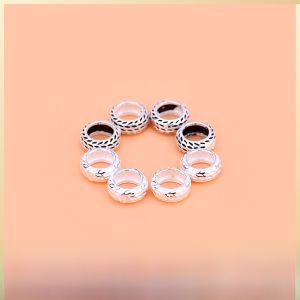 สร้อยข้อมือ DIY สร้อยคอ เครื่องประดับเงิน S925 สร้อยข้อมือสร้างสรรค์ ลูกปัดแหวน จี้ห่วง อุปกรณ์ทำเครื่องประดับ ชิ้นส่วนอุปกรณ์