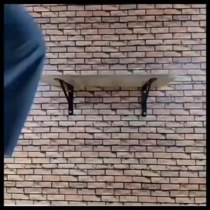 1 ชิ้น The Good Wood ชั้นวางของ ราคาต่อชั้น - ขารับชั้นติดผนัง ฉากรับชั้น ฉากเหล็กพับ ชั้นติดผนัง ฉากพับ