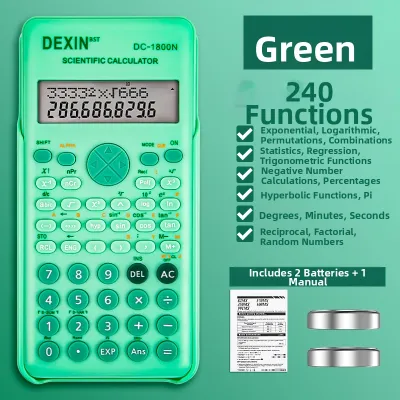 ZEEGO | Scientific Function Calculator for Students and Professionals Multifunctional Examination Dedicated