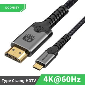 BSN | Cáp USB-C Sang HDMI 8K 60Hz 4K 60Hz Bộ Chuyển Đổi Type-C Tốc Độ Cao Cho HDTV Máy Chiếu Laptop - Cáp Tương Thích HDMI Từ Đầu Đực Sang Đầu Cái