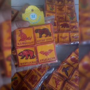 Bordir Tanda Regu Pramuka Putra Putri 100 Pcs