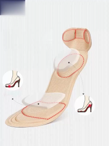 LD-C1407 Insole Tshape Full 4D Bantalan Sepatu Wanita Anti Lecet / Busa Sol Pelindung Alas Kaki