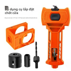 Bộ Dụng Cụ Mở Lỗ Khóa Bi Lắp Đặt Chốt Cửa Với Dụng Cụ Đục Lỗ Chính Xác Dành Cho Nghề Mộc Bộ Dụng Cụ Cầm Tay Dành Cho Người Lớn (nam/nữ)
